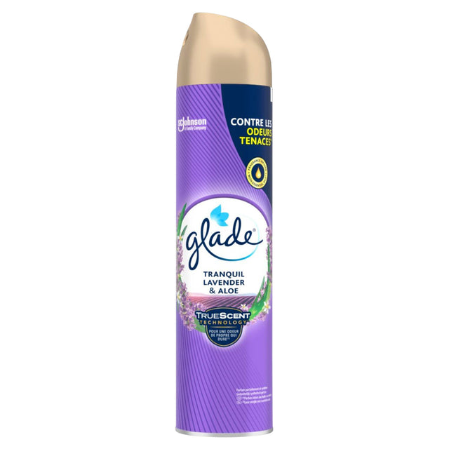 Glade - Air Frisher Glade Tranquil Lavender Aloe 300 ml | Papaxe à -300 millilitres | 6 morceaux