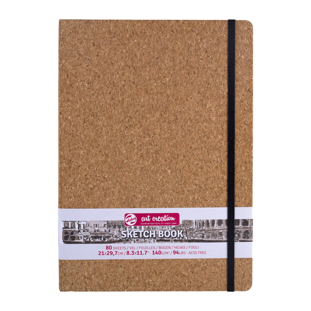 TALENS Art Creation - Art Creation Sketchbook Cork A4 140g 80vel | 8 Blätter