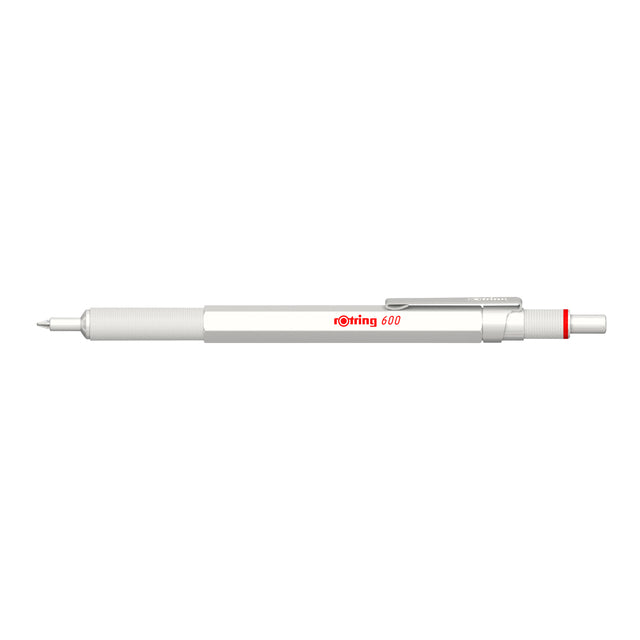 Rotring - Penna a sfera 600 madreperla bianca media