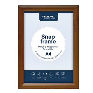 Europel - Click Frame Peel A4 25mm Holzoptik