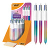BIC -  Balpen  4kleuren gradient m assorti | 30 stuks