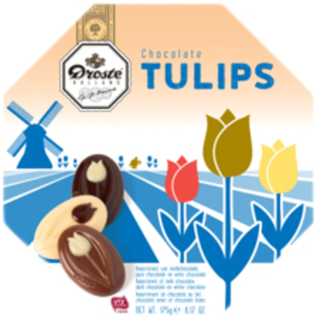 Droste - Chocolade droste verwenbox tulips 175gr | 6 stuks