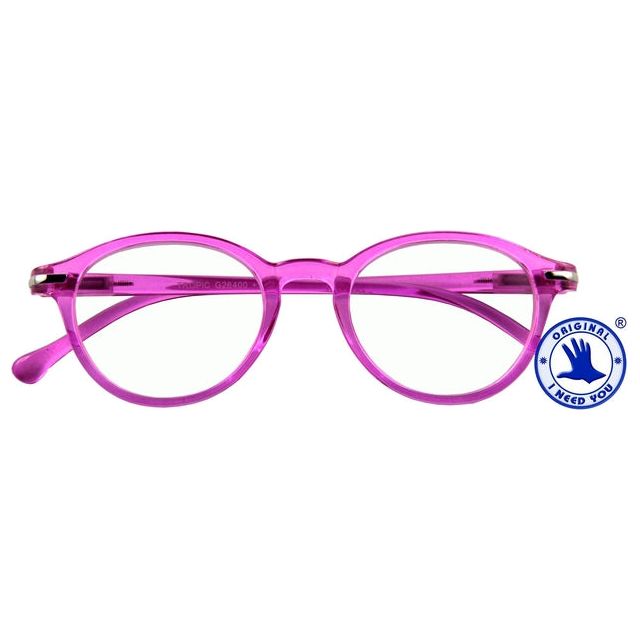 Ich brauche dich - Lesen Sie Brille Ich brauche Sie +3.00DPT Tropic Pink