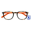 Quantore - Reading glasses +1.50 dpt Junior Selection brown-orange