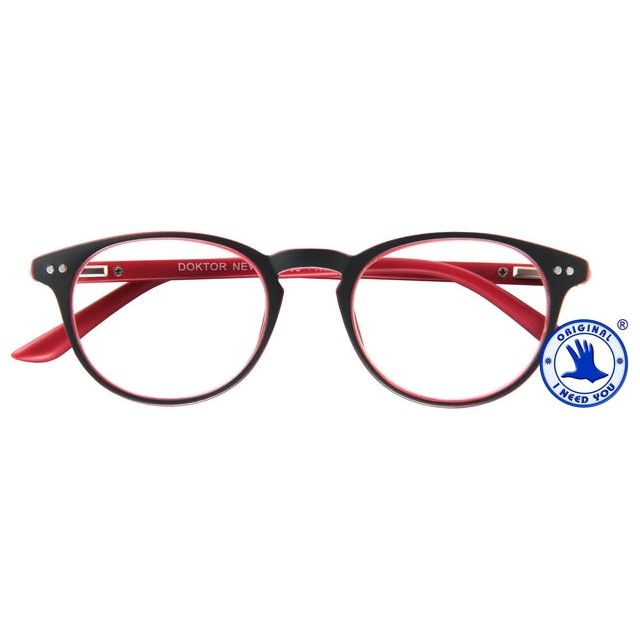 J'ai besoin de toi - Lunettes de lecture J'ai besoin de toi + 3,00dpt Doctor New Gray--rood