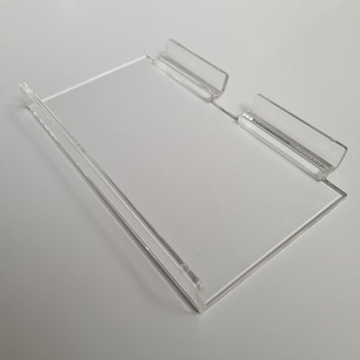 Klika - Shoe shelf 25x10 cm acrylic slanted + edge