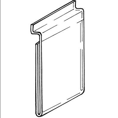 Klika - Slatwall -Kartenhalter A5 Vertikaal