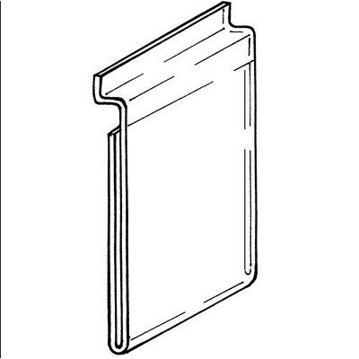 Klika - Slatwall card holder A8 vertical