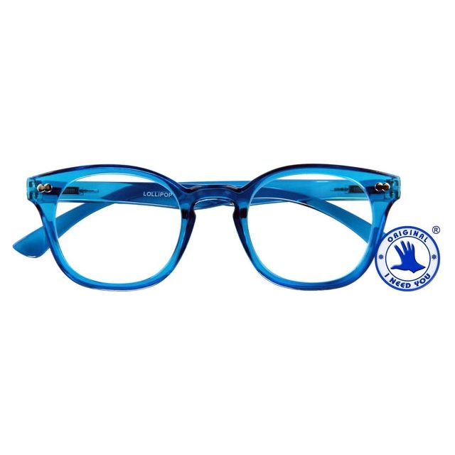 Ich brauche dich - lese Brille Ich brauche dich +3.00dpt lollipop blau