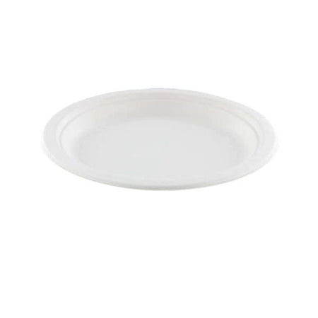 IEZZY catering and cate - Plate PF Ø 170mm sugar cane 50 pieces white