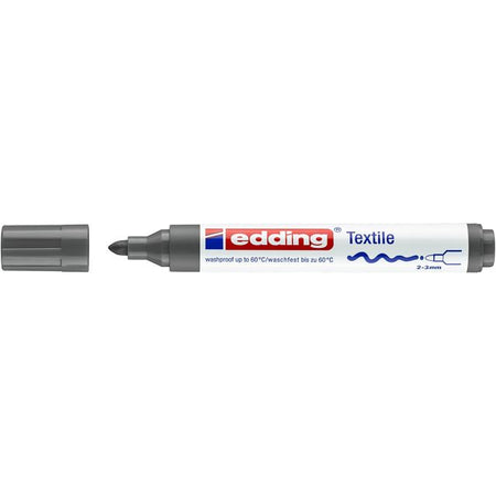 Edding - Textilmarker 4500 rund 2-3mm grau