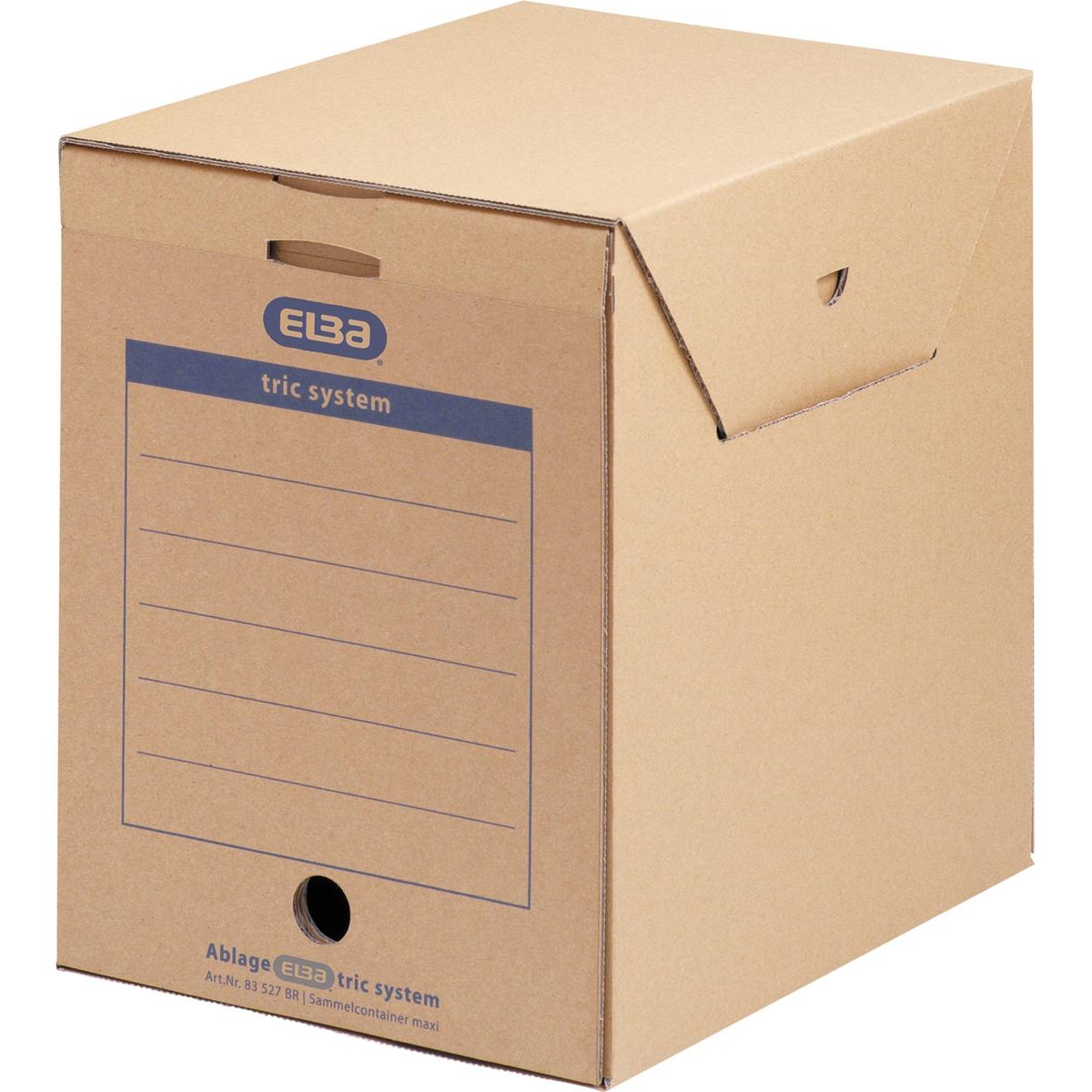Elba -  Maxi Tric System archiefdoos, formaat 23,6 x 33,3 x 30,8 cm, beige/vanille
