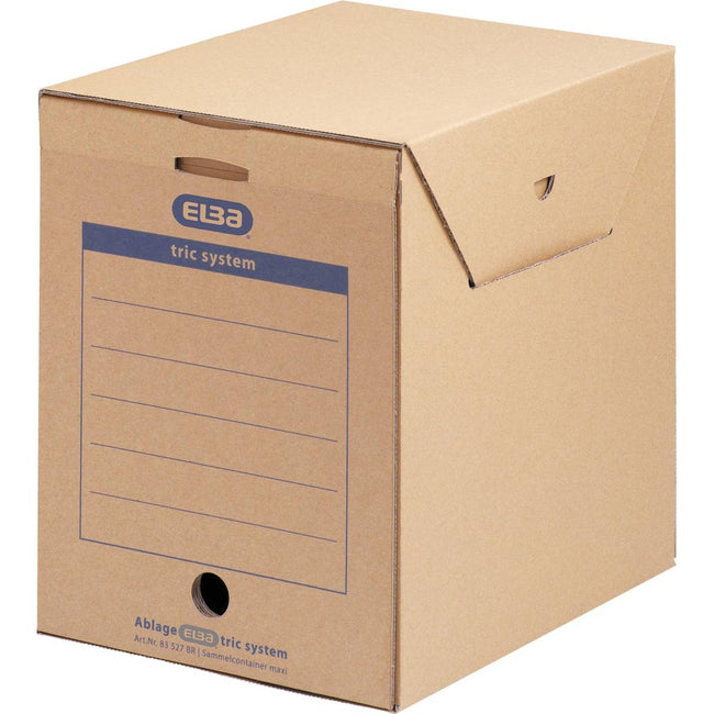 Elba -  Maxi Tric System archiefdoos, formaat 23,6 x 33,3 x 30,8 cm, beige/vanille