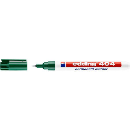 Edding - Feutre 404 rond 0,75mm vert | 10 pièces