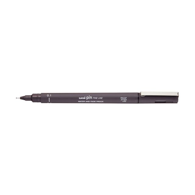 Uni -Ball - Fineliner Pin 0,1 mm gris foncé