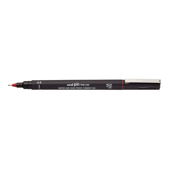 Uni -Ball - Fineliner Pin 0,5 mm rouge