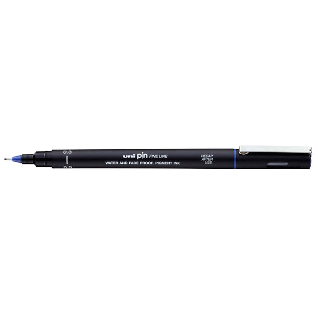 Uni-Ball - Fineliner Pin 0,3mm blau