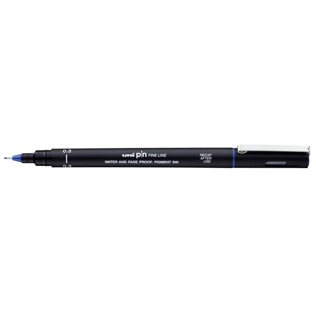Uni-ball - Punta fineliner 0,3 mm blu | 12 pezzi