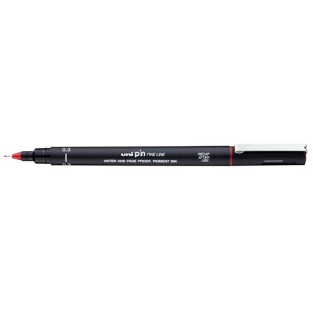 Uni-ball - Punta fineliner 0,3 mm rosso | 12 pezzi