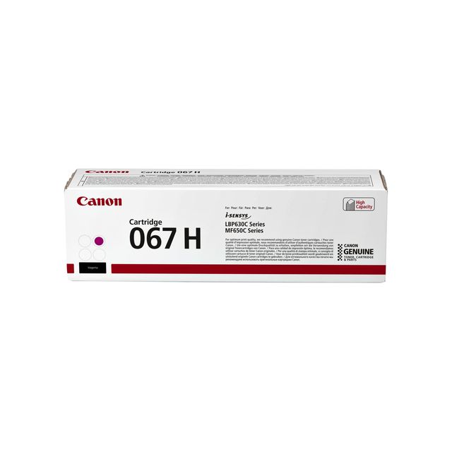 Canon - Cartucho de tóner 067H rojo