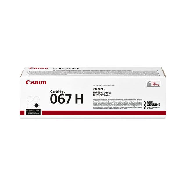 Canon - toner 067H, 3.130 pagina's, OEM 5106C002, zwart