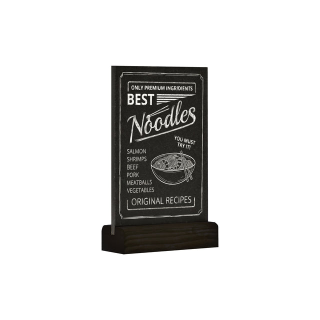 Europel -  Krijtbord  tafelmodel a6 staand zwart