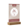 Europel - Portacarte A5 in acrilico con base in legno