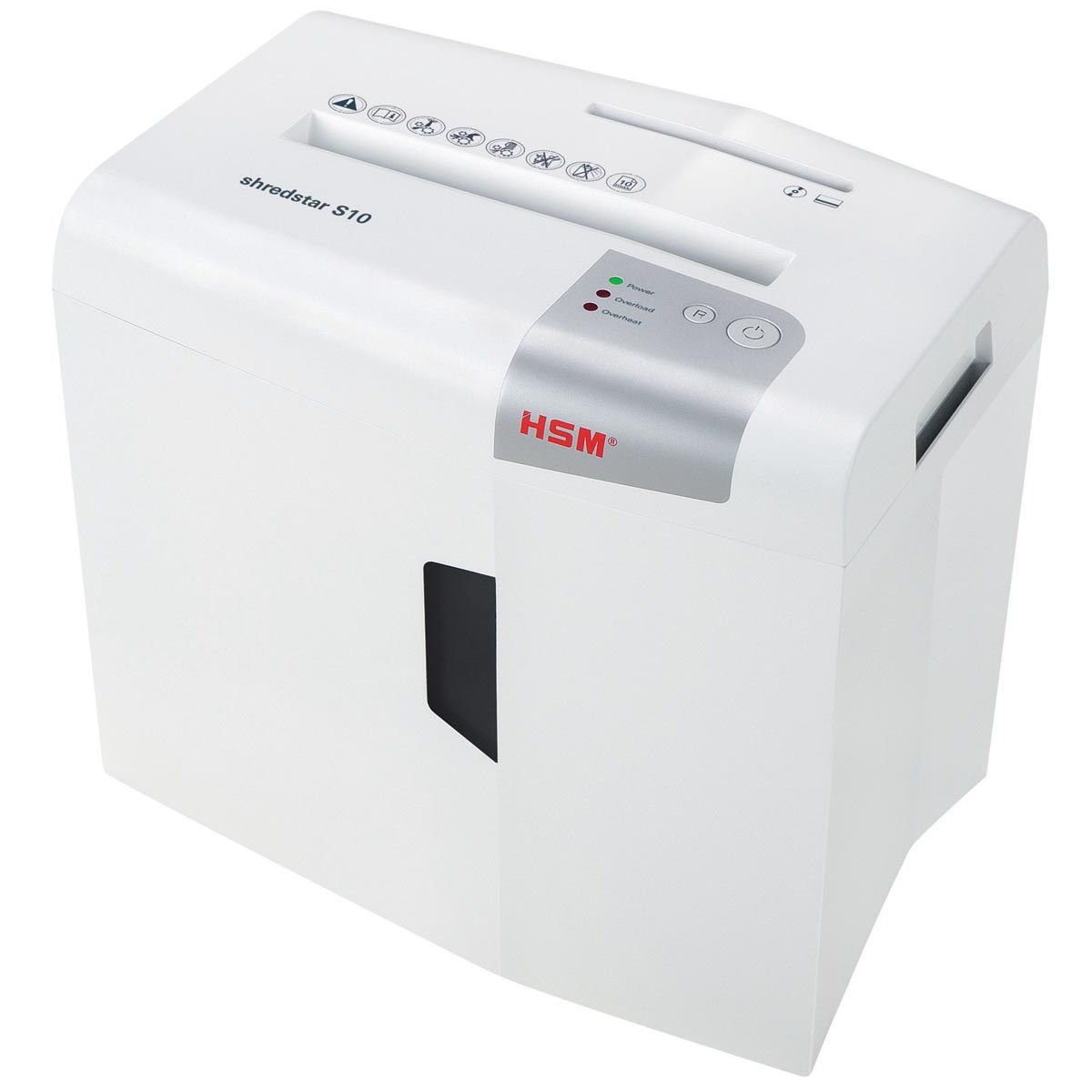 HSM -  shred S10 papiervernietiger, 6 mm