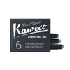 Kaweco - Scatola nera di cartucce d'inchiostro da 6 pezzi