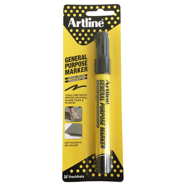 Artline - Felt -tip Pen Artline General Purpose Black | Blister un 1 morceau