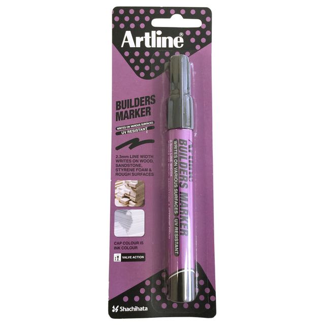 Artline - Felt -tip Pen Artline Professional Builders Black | Blister un 1 morceau