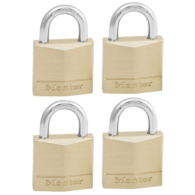 Master Lock -  Hangslot masterlock 4 gelijksluitend messing 30mm