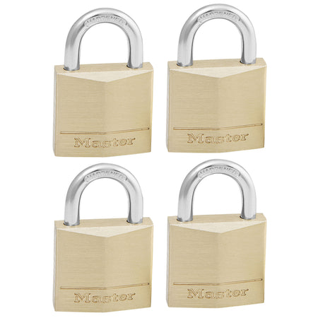 Master Lock -  Hangslot masterlock 4 gelijksluitend messing 30mm