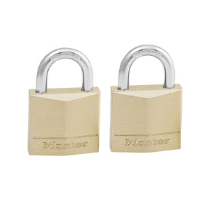 Master Lock -  Hangslot masterlock 2 gelijksluitend messing 30mm