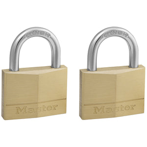 Master Lock -  Hangslot masterlock 2 gelijksluitend messing 50mm