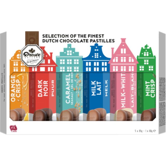 Droste - Chocolate Droste Pastilles 6pack Tubes 510gr | Régler un rouleau à 6