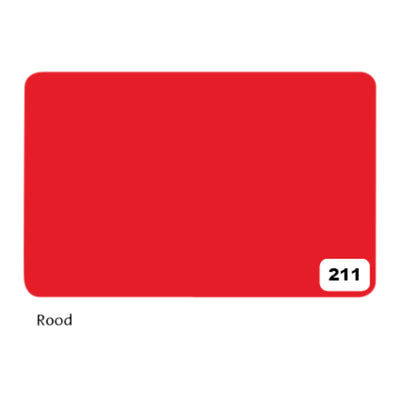 Folia Paper -  Etalagekarton folia 1z 48x68cm 380gr nr211 rood | 10 stuks
