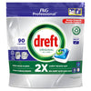 Dreft -  Vaatwastabletten All-in-1 Professional Regular 90 stuks