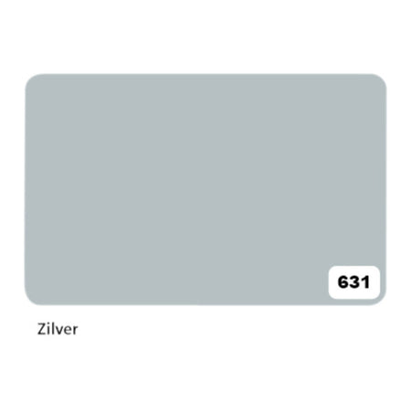 Folia Paper - Window display cardboard Folia 1-sided 48x68cm 380gr nr631 silver