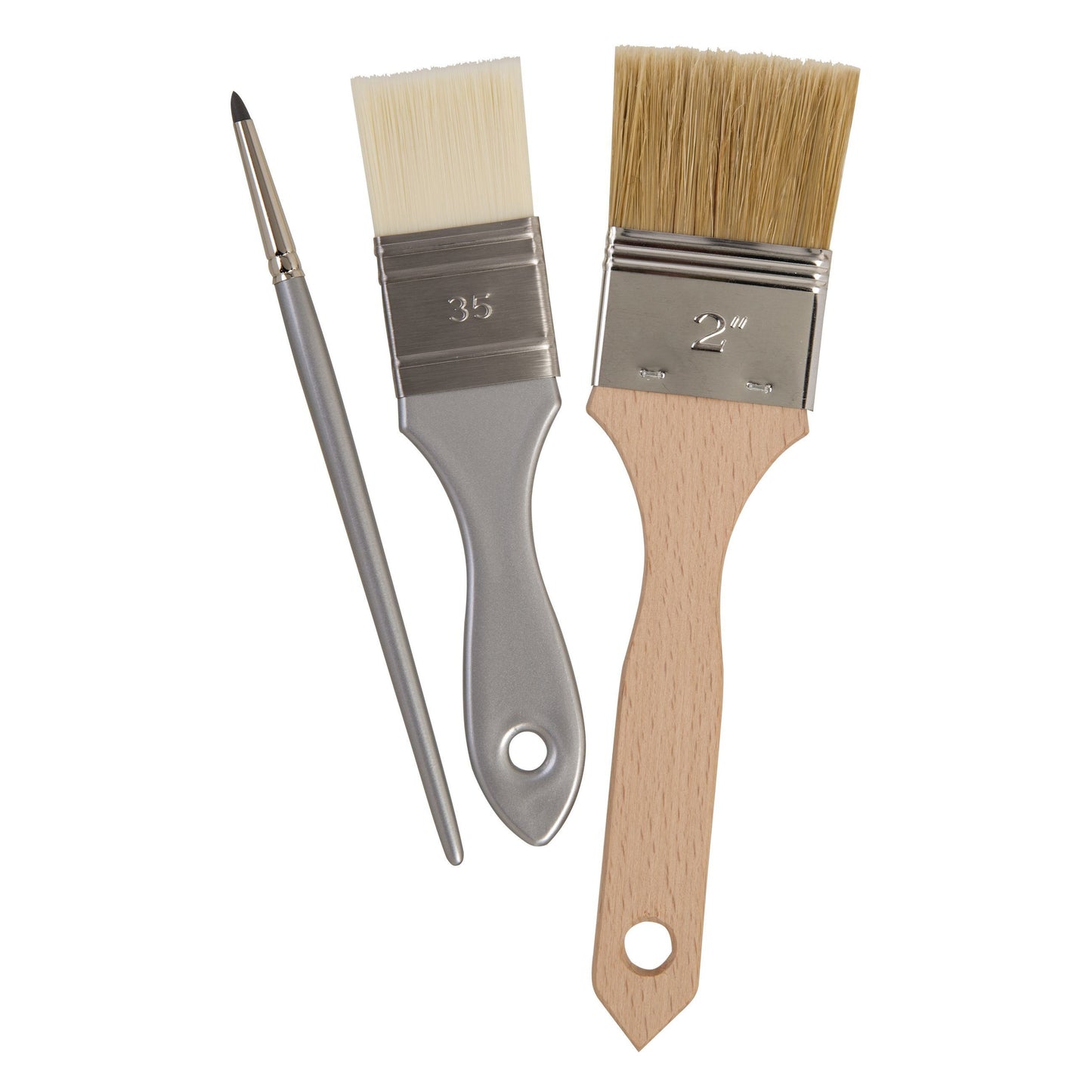 Zahn - Pinselset Ausgießen 3-teilig