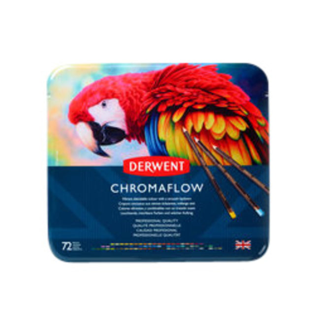 Derwent - Crayons de couleur Chromaflow lot de 72 couleurs
