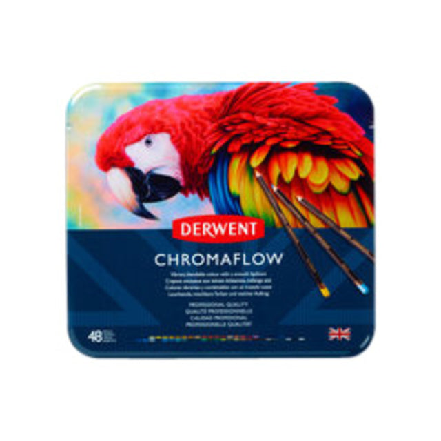 Derwent - Crayons de couleur chromaflow Derwent (48) | Prendre une pièce de 48