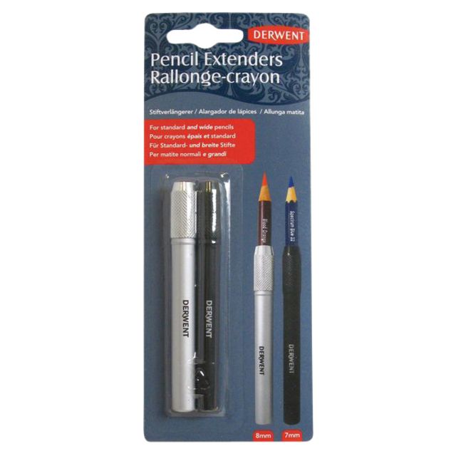 Derwent -  Potloodverlenger  7mm + 8mm (2 stuks)