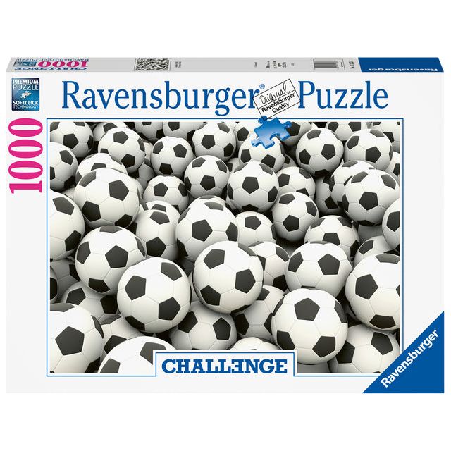 Ravensburger - Puzzle Footballs Challenge 1000st | Box a 1000 morceaux