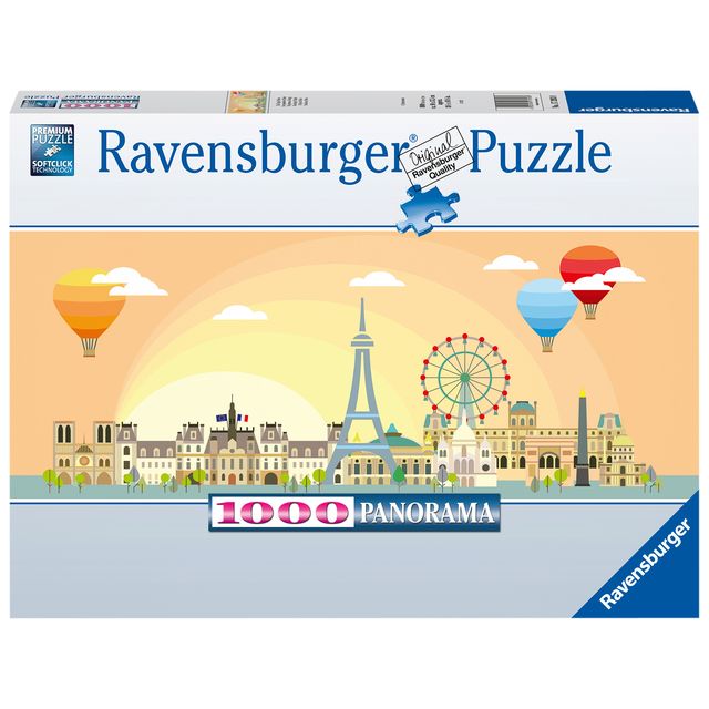 Ravensburger - Puzzle Une journée à Paris 1000 pièces