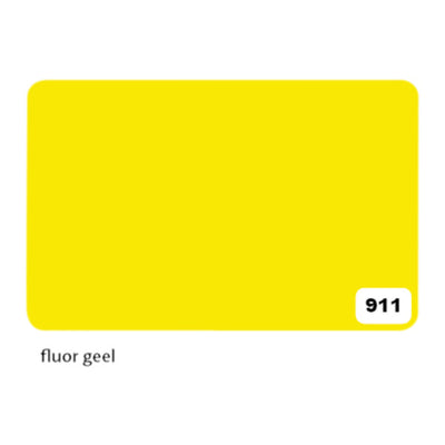 Folia - Escaparate cartón 1 cara 48x68cm 380gr nr911 amarillo flúor