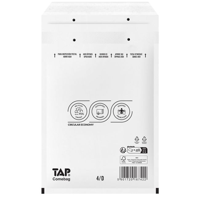 TAP - Envelope Comebag air cushion nr14 200x275mm 100 pieces