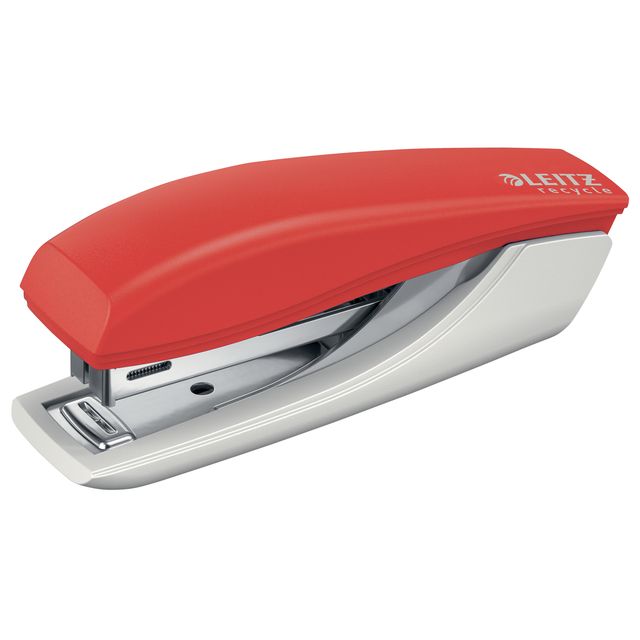 Leitz - Agrafeuse Nexxt Recycle mini 10 feuilles rouge
