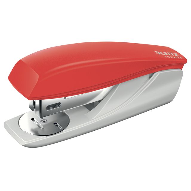 Leitz - Grapadora Nexxt Recycle pequeña 25 hojas roja
