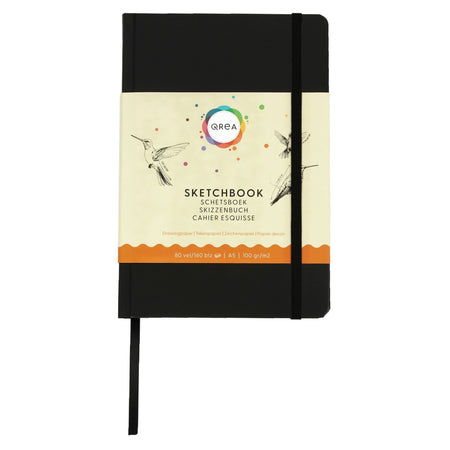 Qrea - Zeichenbuch A5 80 Blatt 100gr